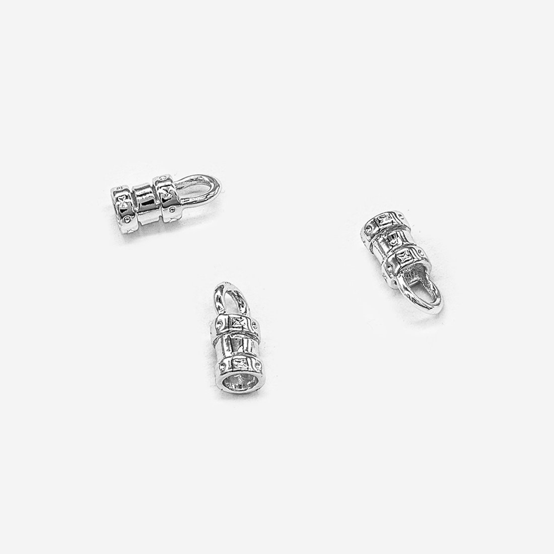 Концевик зажимной 10*4,5мм, родирование