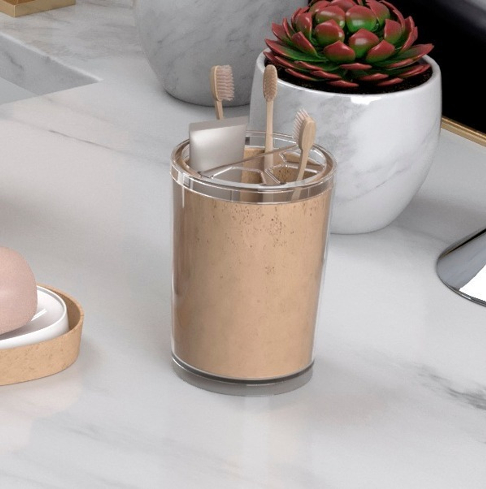 Подставка для зубных щеток Art Deco, nature