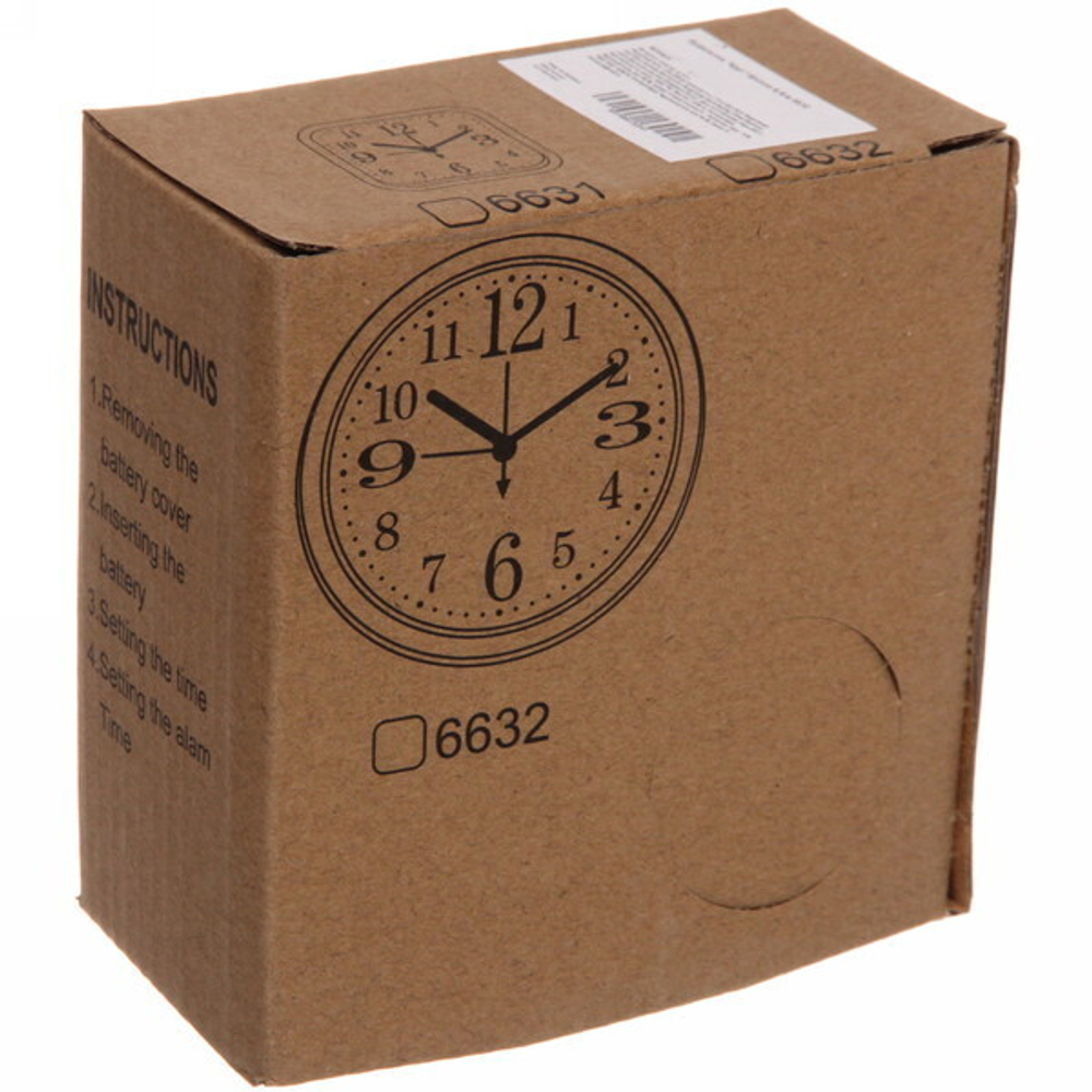 Будильник «Круг» бронза 9,5см 6632