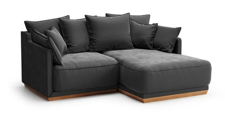 2-х местный нераскладной диван с кушеткой SOHO 809/804