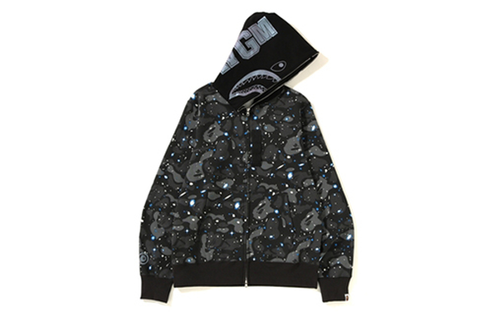 Full zip camo hoodie sales