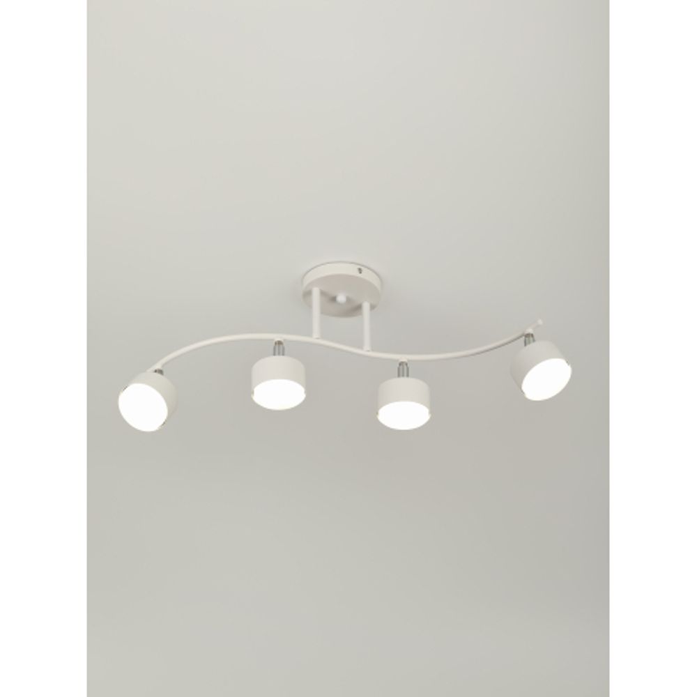 Светильник настенно-потолочный спот Rivoli   7080-704 4хGX53 15 Вт поворотный