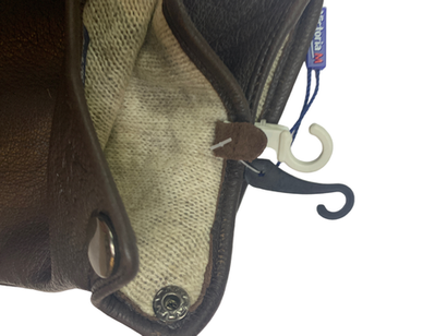 Перчатки. Мужские. Материал верха: Кожа оленя. Подклад: Трикотаж-шерсть. 5 шт в упаковке.