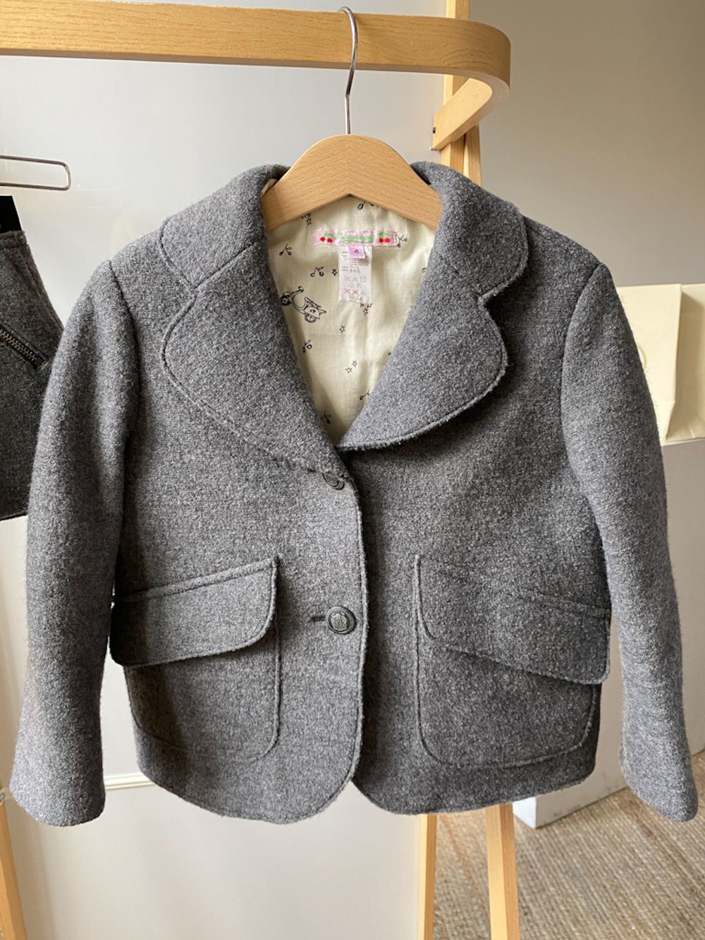 Шерстяной костюм Bonpoint, 104