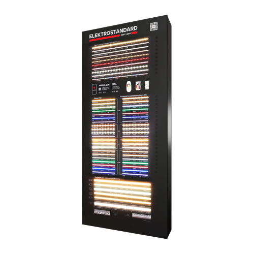 Панель для демонстрации светодиодной ленты 12/24 В и профилей Панель UNITE №6