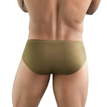 Мужские трусы-брифы цвета хаки Clever Optimo Brief