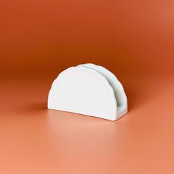 Lenardi 133-450 Салфетница ШАРМЕЛЬ в под.уп.(х48)Фарфор