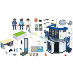 Игровой набор Playmobil 71874 Полицейский участок с комнатой для допросов 71874 129 деталей — фото 3