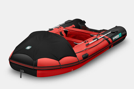 Надувная лодка (НДНД) GLADIATOR E420PRO красно-черный