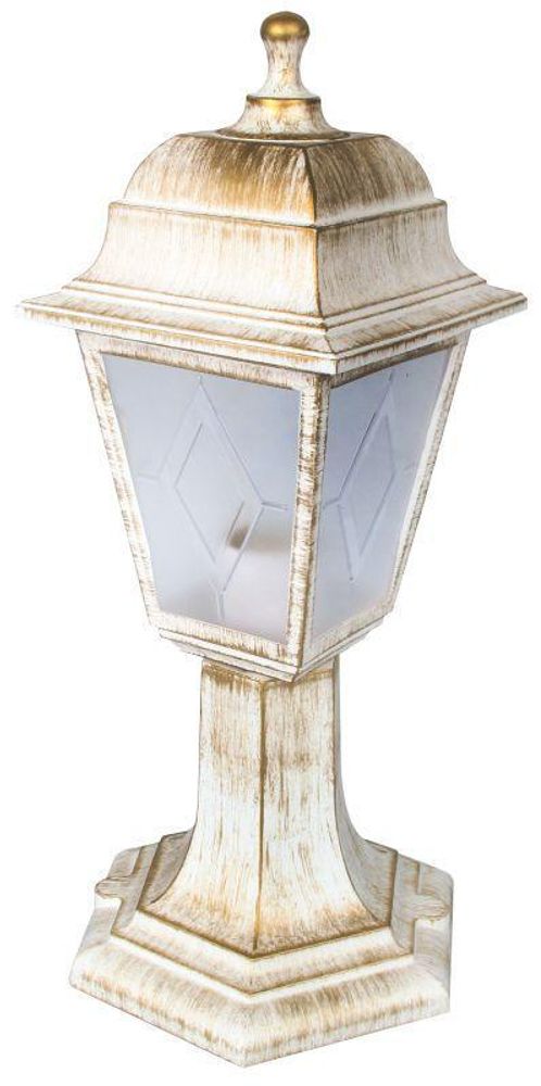 Светильник садово-парковый PP4204 C66 НТУ 04-60-001 У1 "Оскар" 4-гран. пласт. +пласт. бел. бронза Camelion 13841