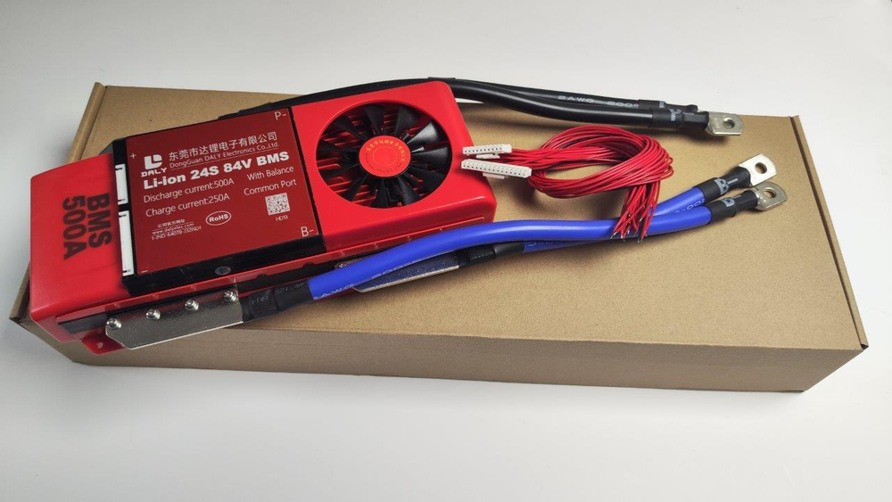 Плата контроля BMS Li-ion 24S 84V 500A