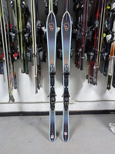 Горные лыжи Salomon BBR 7.5 размер 165 с креплениями