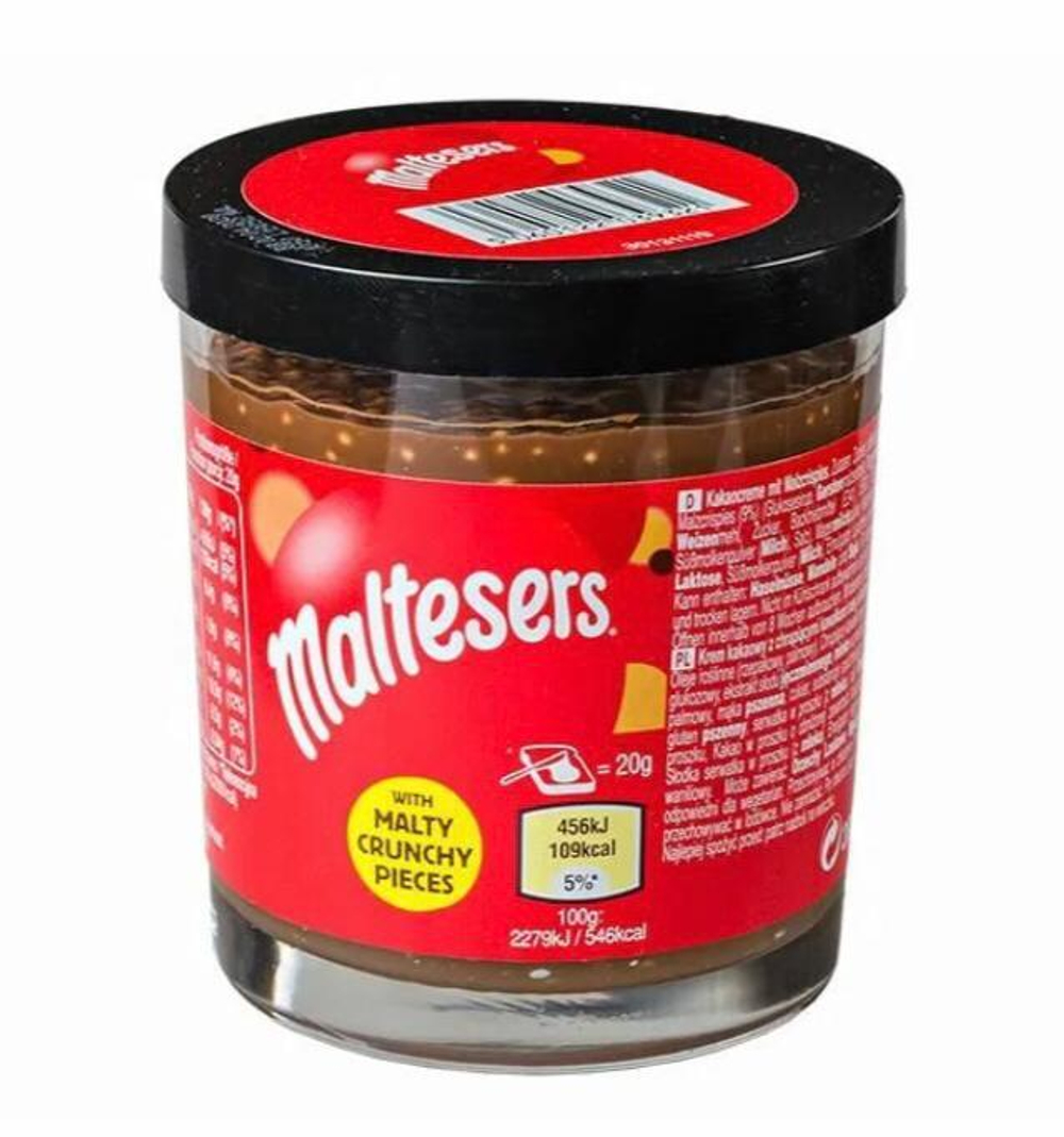 Мальтизерс Maltesers шоколадная паста 200г. (369руб./шт.) (6шт./кор.) (СОЕДИНЕННОЕ КОРОЛЕВСТВО) ООО ГЛОБАЛ
