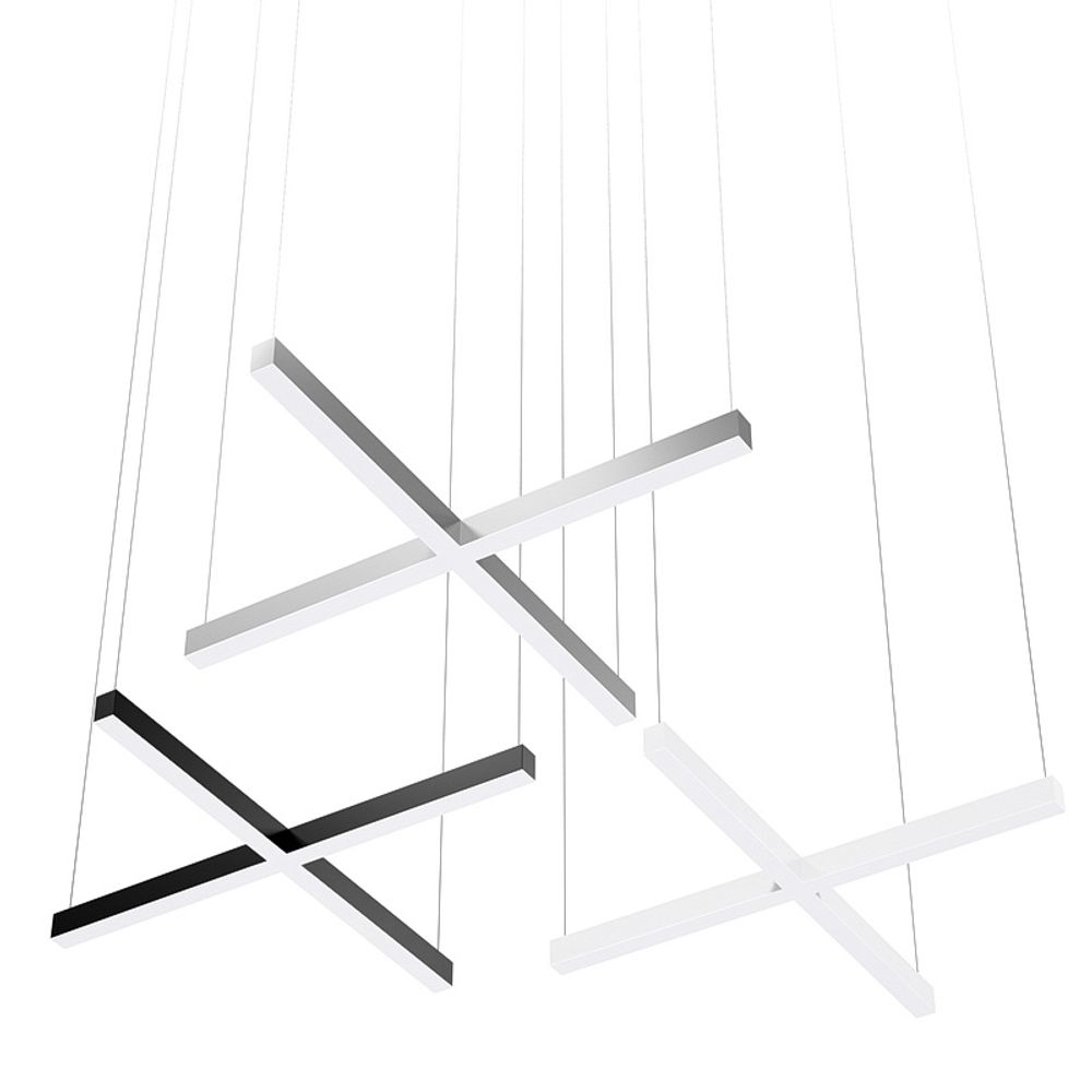 Светодиодный светильник крест 50вт 1000х1000х80мм