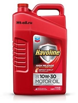 HAVOLINE HIGH MILEAGE 10W-30 моторное масло для бензиновых двигателей Chevron (5 литров)