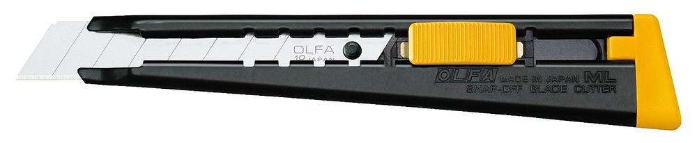 Нож OLFA металлический с выдвижным лезвием, автофиксатор, 18мм
