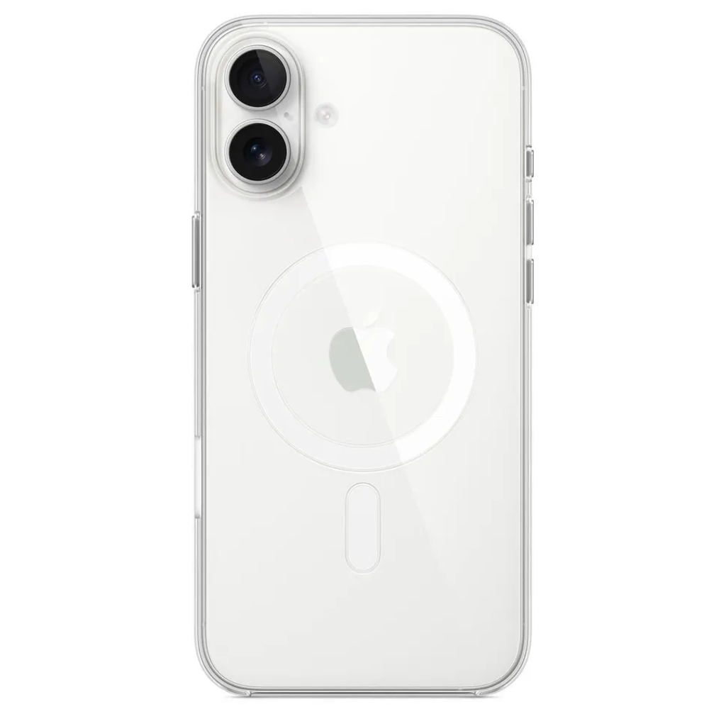 Силиконовая накладка Clear Case MagSafe IPhone 16 Plus