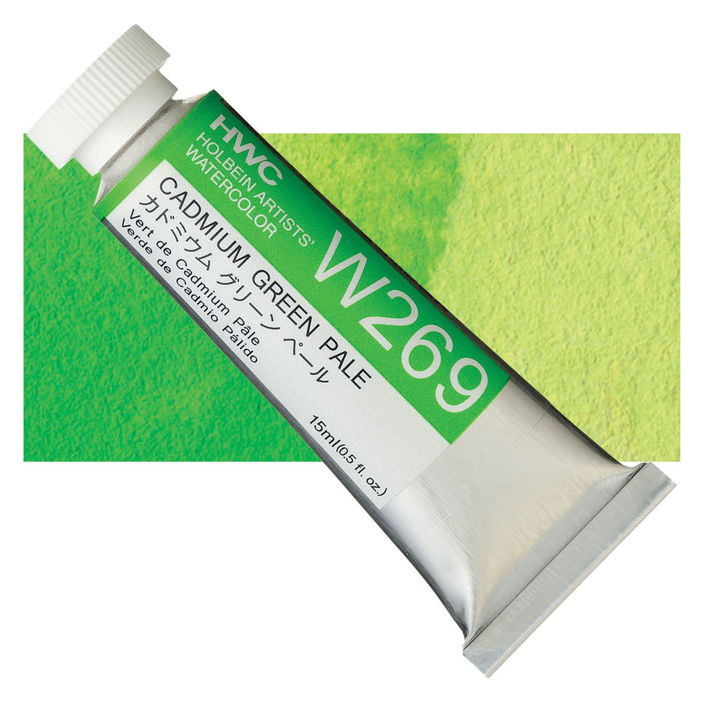 Акварель Holbein 15 мл. 269 [C] Cadmium Green Pale