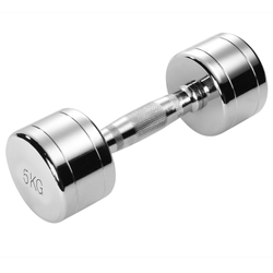 Гантель хромированная 5 кг
