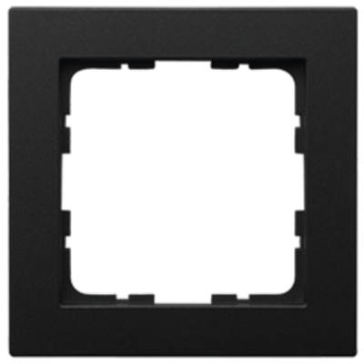 Рамка G-Classic 1-постовая, цвет черный матовый (soft touch)