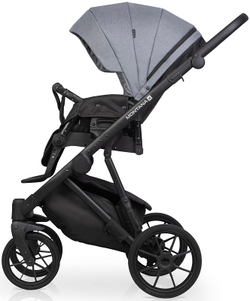 Детская коляска Riko Basic Montana Plus X 2 в 1 40 Graphite (графит+серый)