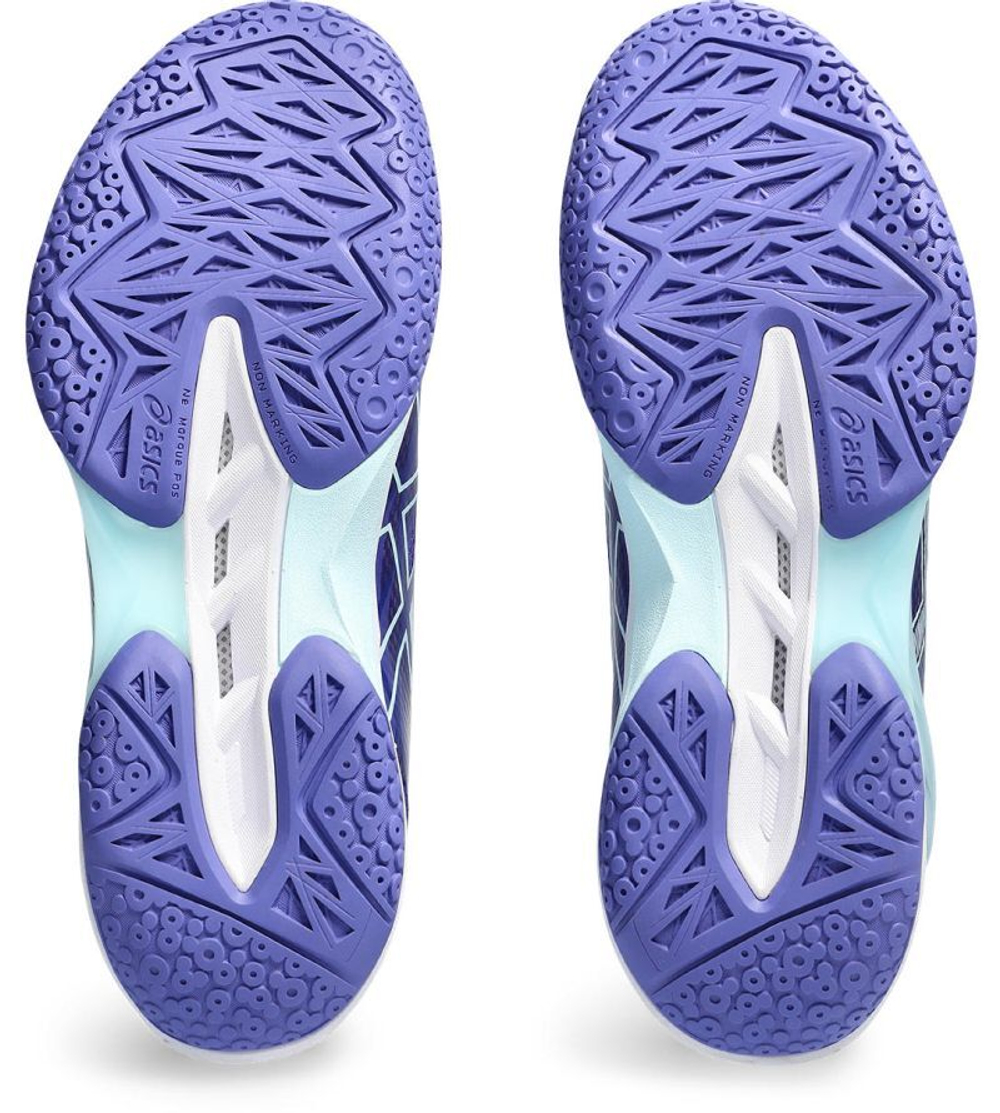 Женские кроссовки для бадминтона/сквоша Asics Blast FF 3 - eggplant/aquamarine