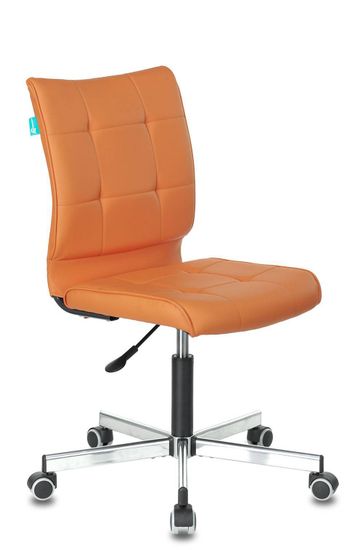 Кресло Бюрократ CH-330M/OR-20 без подлокотников оранжевый сиденье оранжевый искусственная кожа крестовина металл