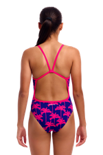 Купальник FUNKITA Girl's Pinky Palms (Single Strap)