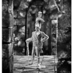 Оловянный солдатик Тамбур мажор испанского гренадерского полка 1806 год