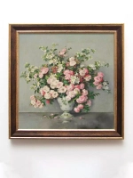 Картины на стену интерьерная на холсте 4 шт, 23*23 см