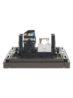 FORTE&PIANO Розетка двойная RJ11+RJ45 кат.5E FP335 серый IEK