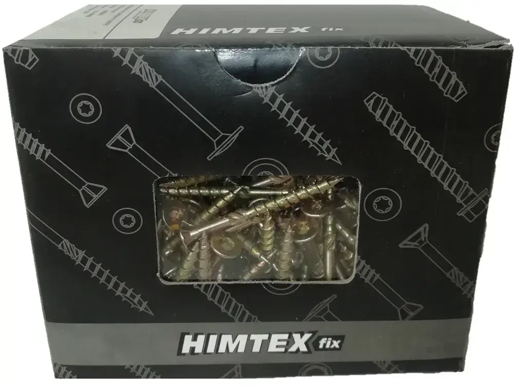 Саморез конструкционный по дереву 4*50 HIMTEX потайной