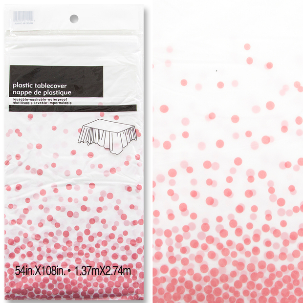 Скатерть Конфетти, Белый/Розовый