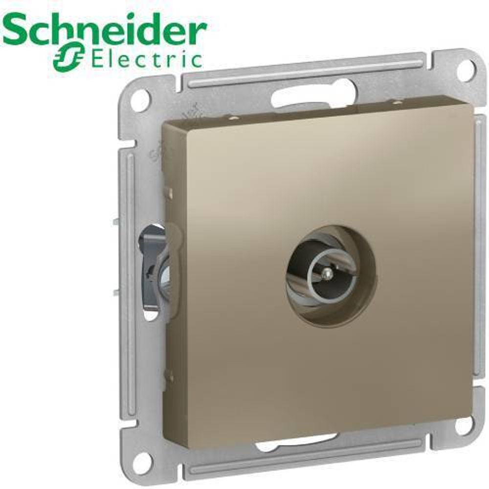 TV розетка (шампань) AtlasDesign Schneider ATN000593