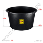 STAYER STRONG 120 л, Круглый строительный таз MASTER (06098-120)