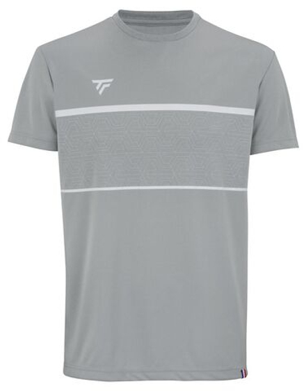 Теннисная футболка Tecnifibre Team Tech Tee - silver