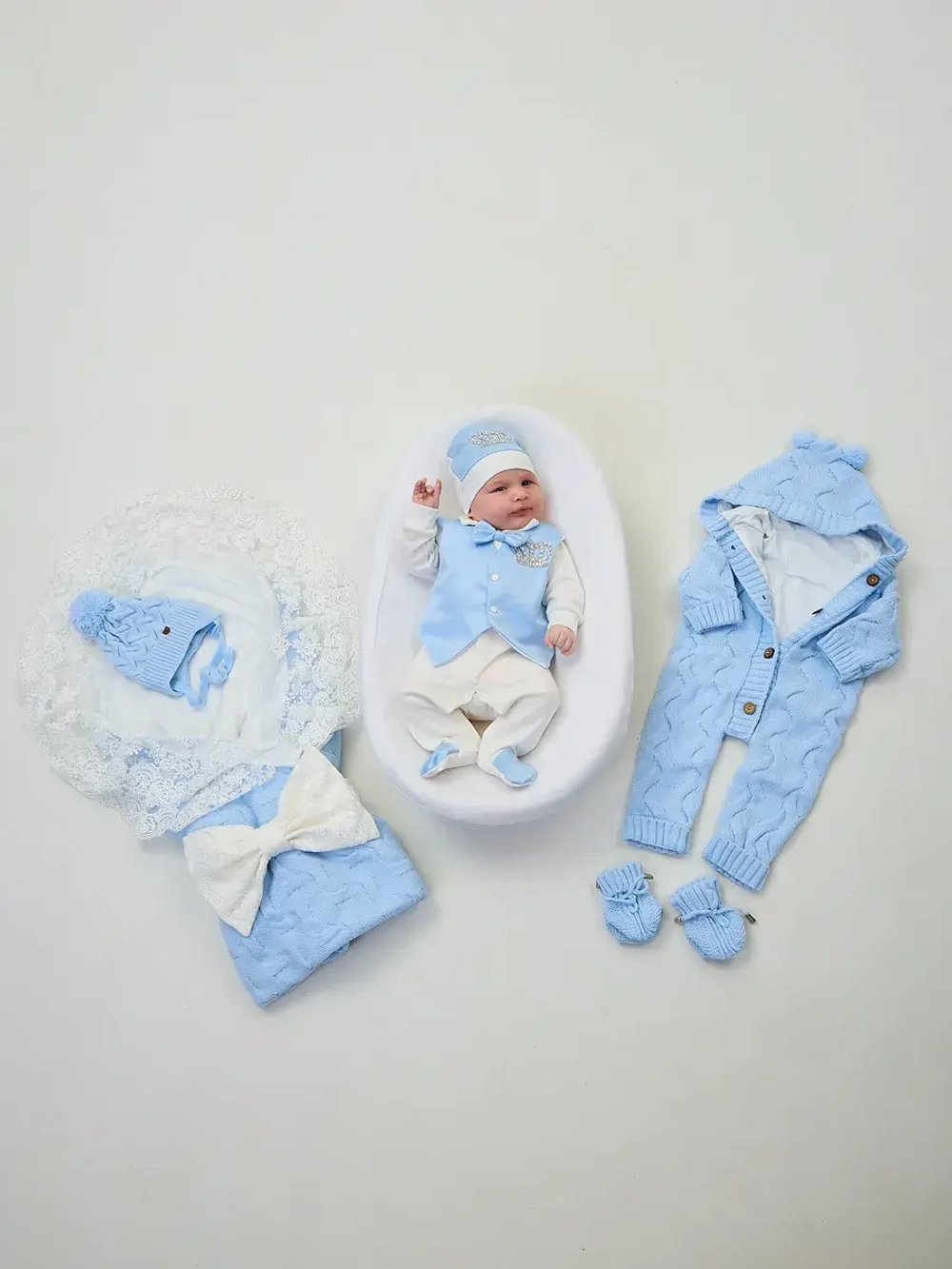 Конверт на выписку для новорожденных летний