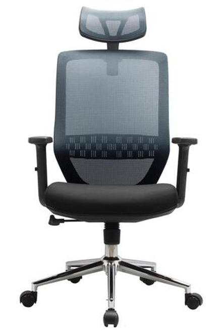 Кресло Riva Альт RCH 833H Серый/Черный