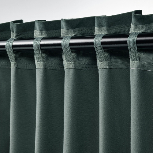 Комплект штор IKEA SANELA (САНЕЛА), Хаки, 140x250 см, 2 шт