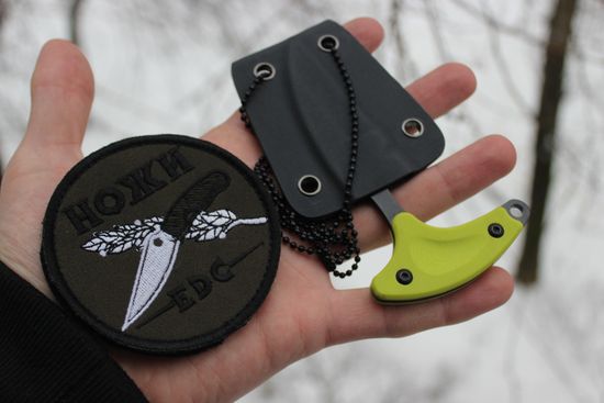 Тычковый нож Viking NordWay Danger K198G c клинком из стали AUS-8, рукоять G10