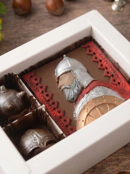 Набор "Русский богатырь" #1 / Шоколад ручной работы