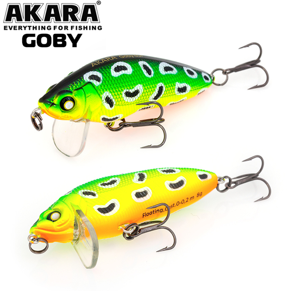 Воблер Akara Goby 65F 8 гр. (2/7 oz 2,6 in) A117