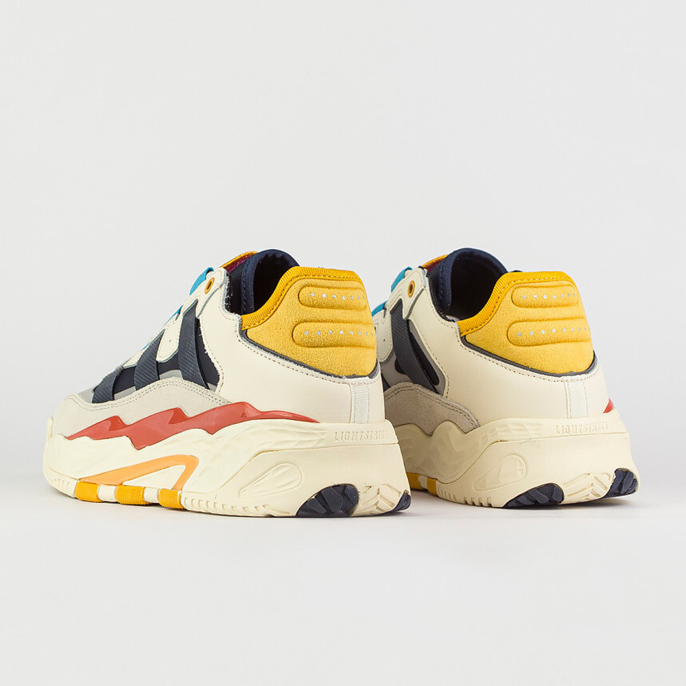 кроссовки Adidas Niteball Cream / Cyan / Navy