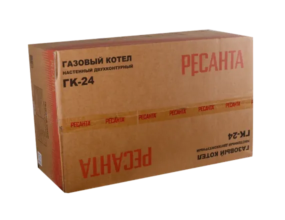 Газовый настенный двухконтурный котел "РЕСАНТА" ГК-24