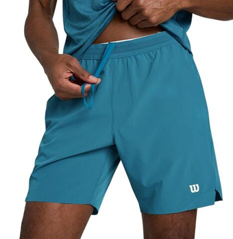 Мужские теннисные шорты Wilson Tournament Short 7" Unlined - lyons blue