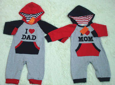 Комбинезон детский с капюшоном и карманом-кенгуру