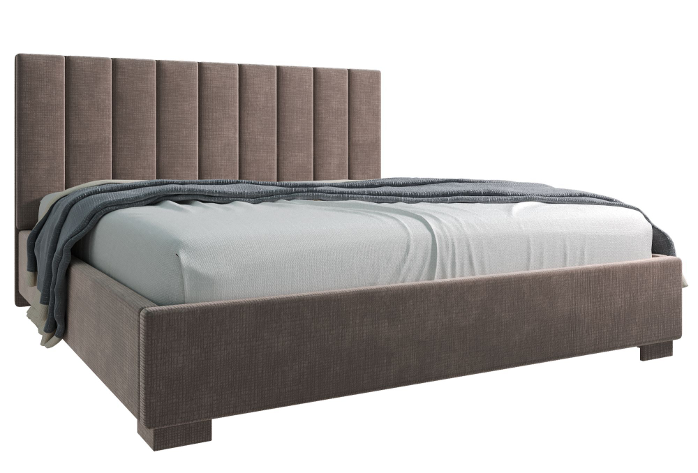 Кровать двуспальная,180х200 Беатрис  коричневый
