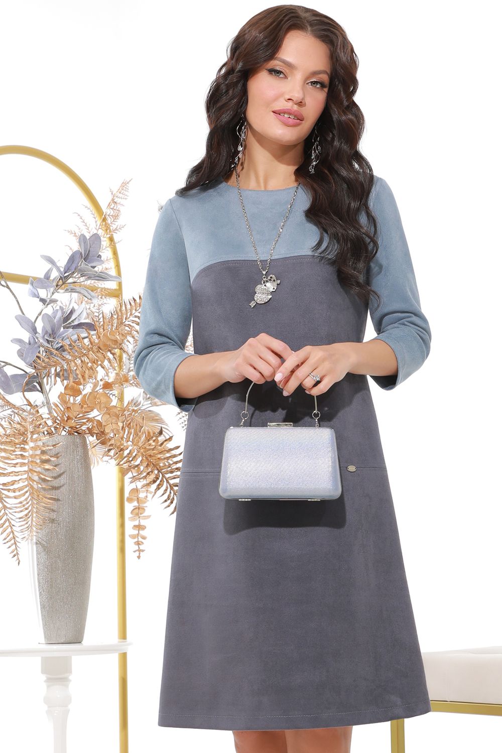 Платье Модные веяния, топ DStrend (Акция)