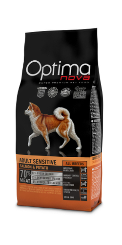 Optima Nova Adult Sensitive (Лосось и картофель)