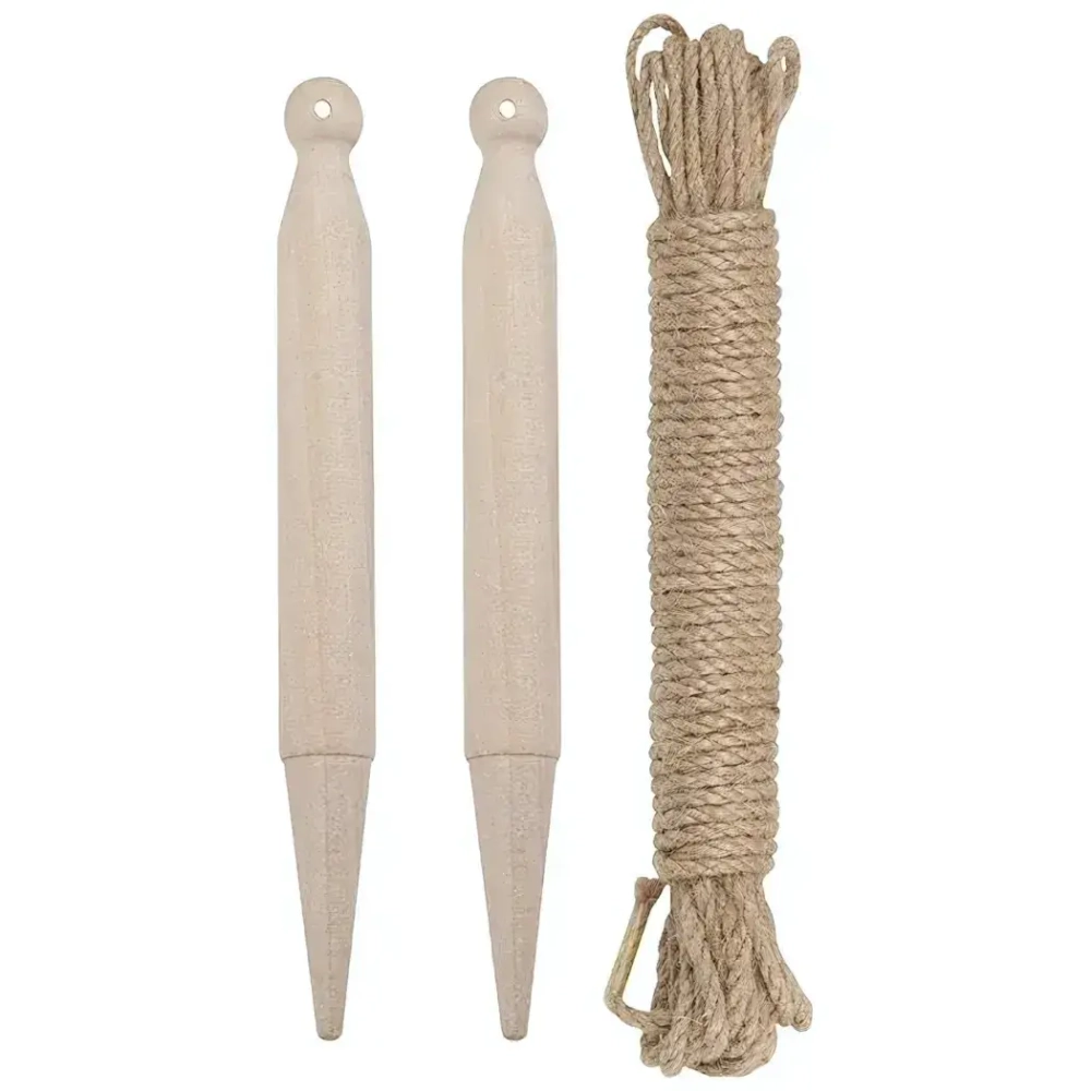 Набор разметочный (колышки 2шт, веревка 1шт)